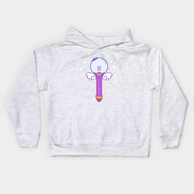 ARMY bomb wand Kids Hoodie by Oricca